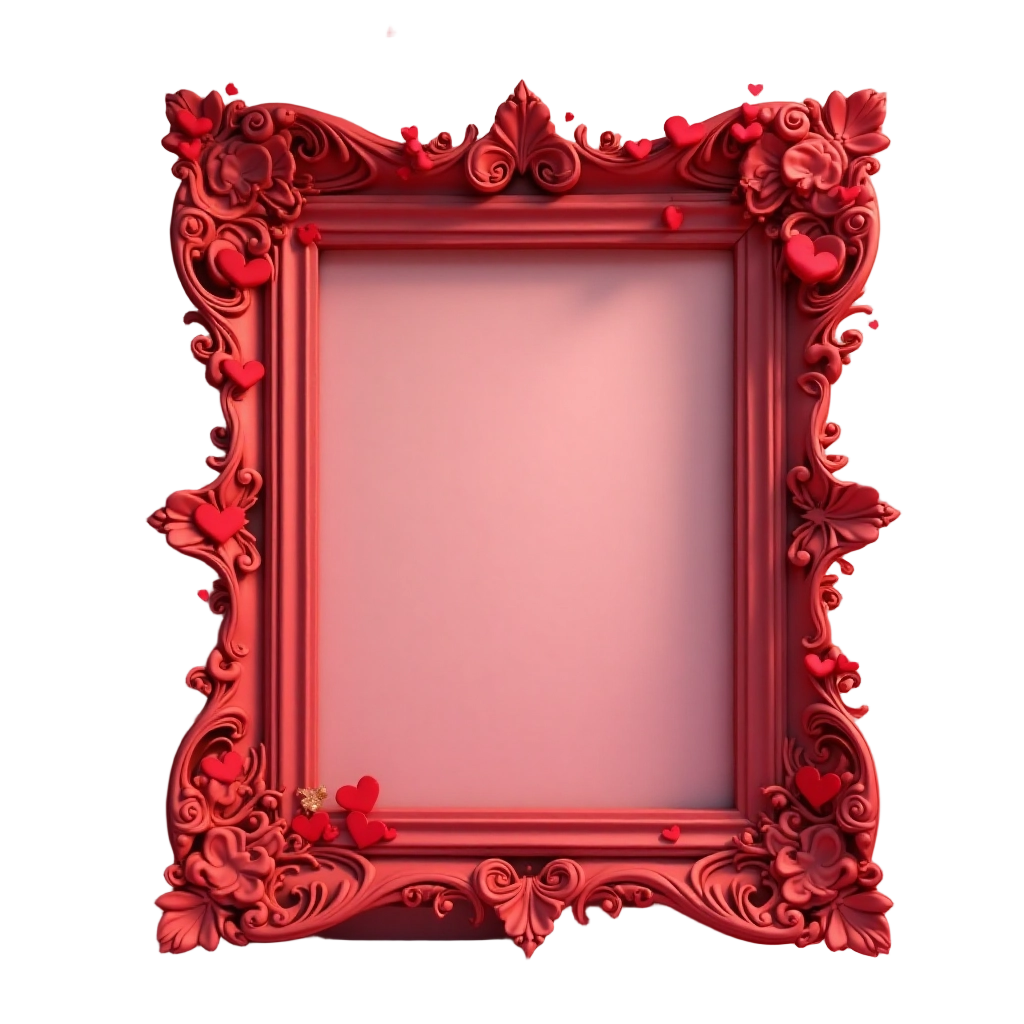 Romantic Red Frame